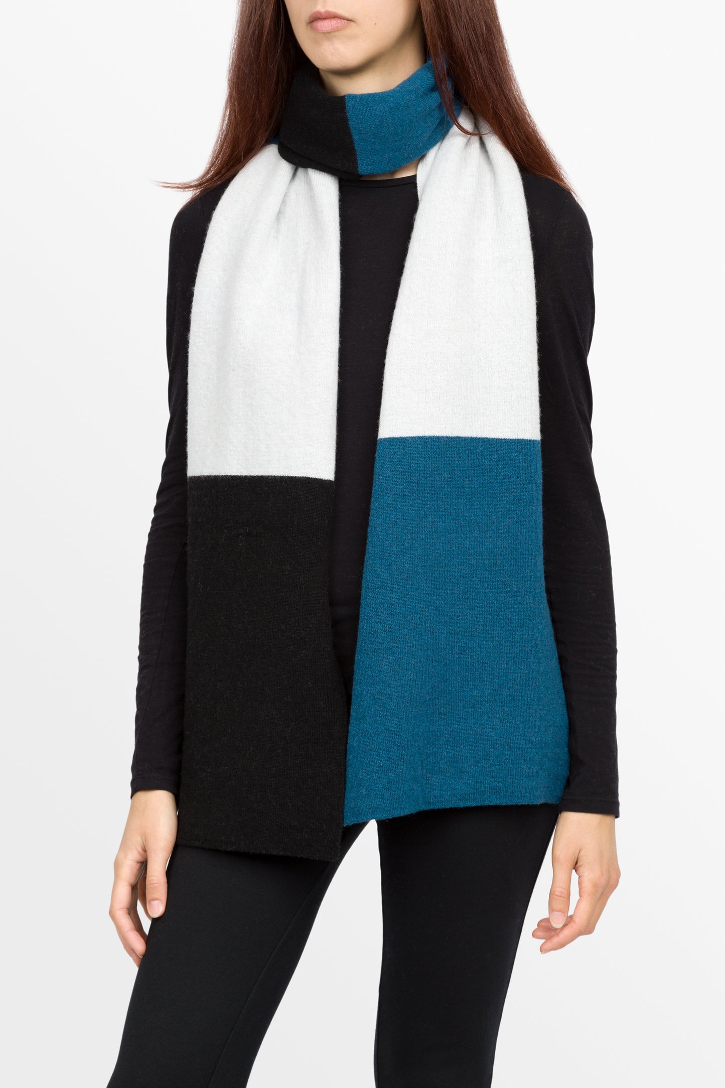 Firmin - Sciarpa a fasce colorate in misto cashmere