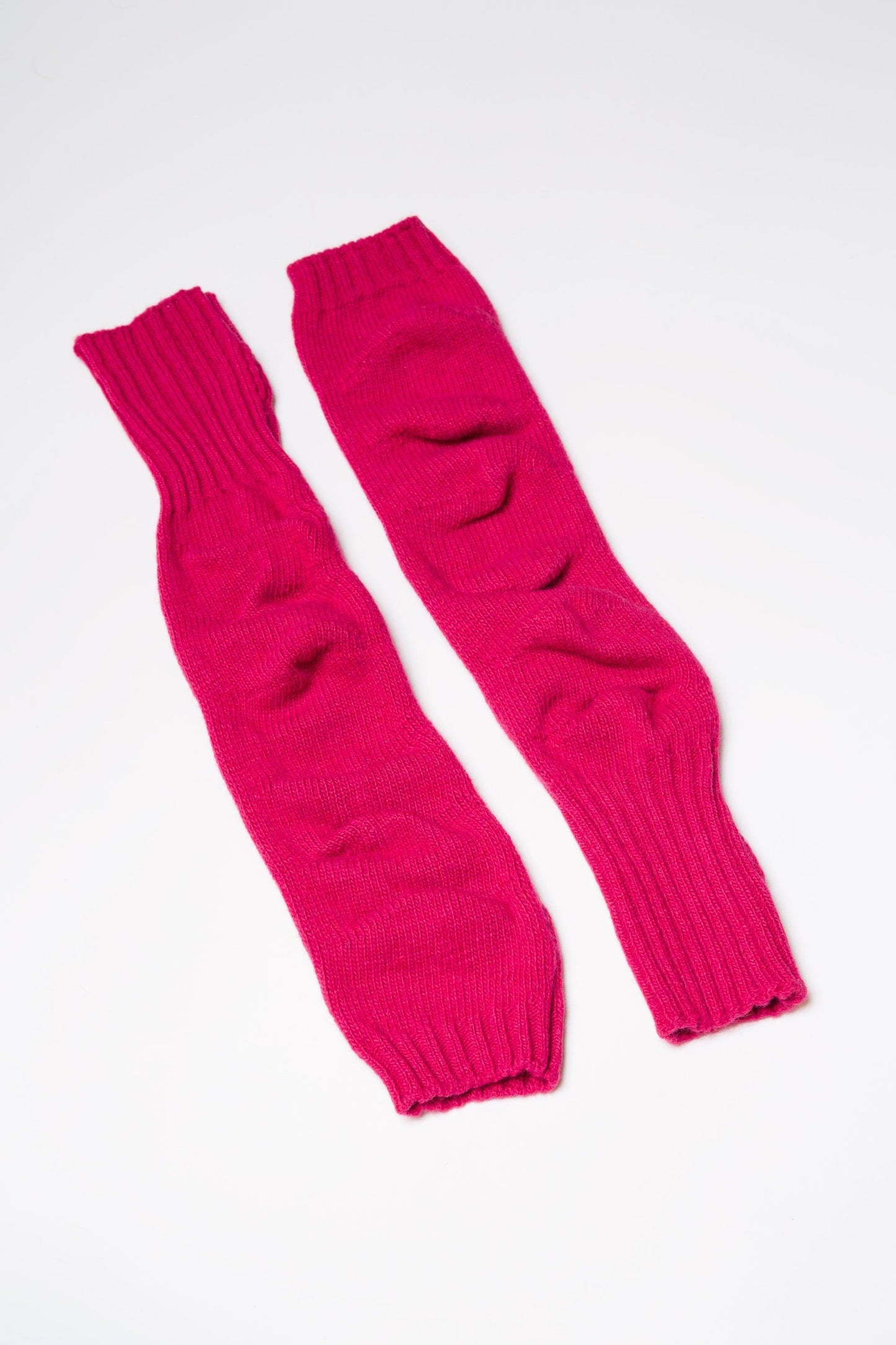 still life manopola goffrata in misto cashmere di colore fuxia