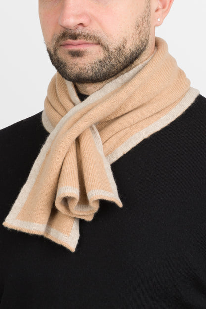 Duetto - Sciarpino double face in puro cashmere