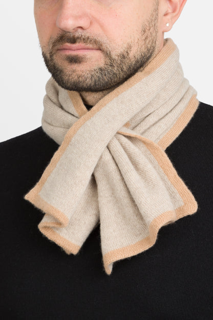 Duetto - Sciarpino double face in puro cashmere