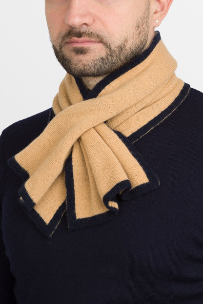 Duetto - Sciarpino double face in puro cashmere