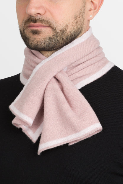 Duetto - Sciarpino double face in puro cashmere