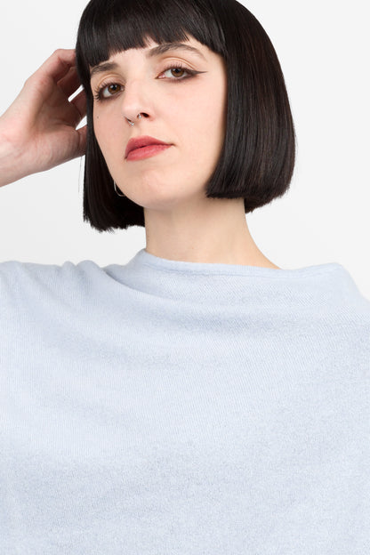 Lovely - Poncho classico quadrato in puro cashmere